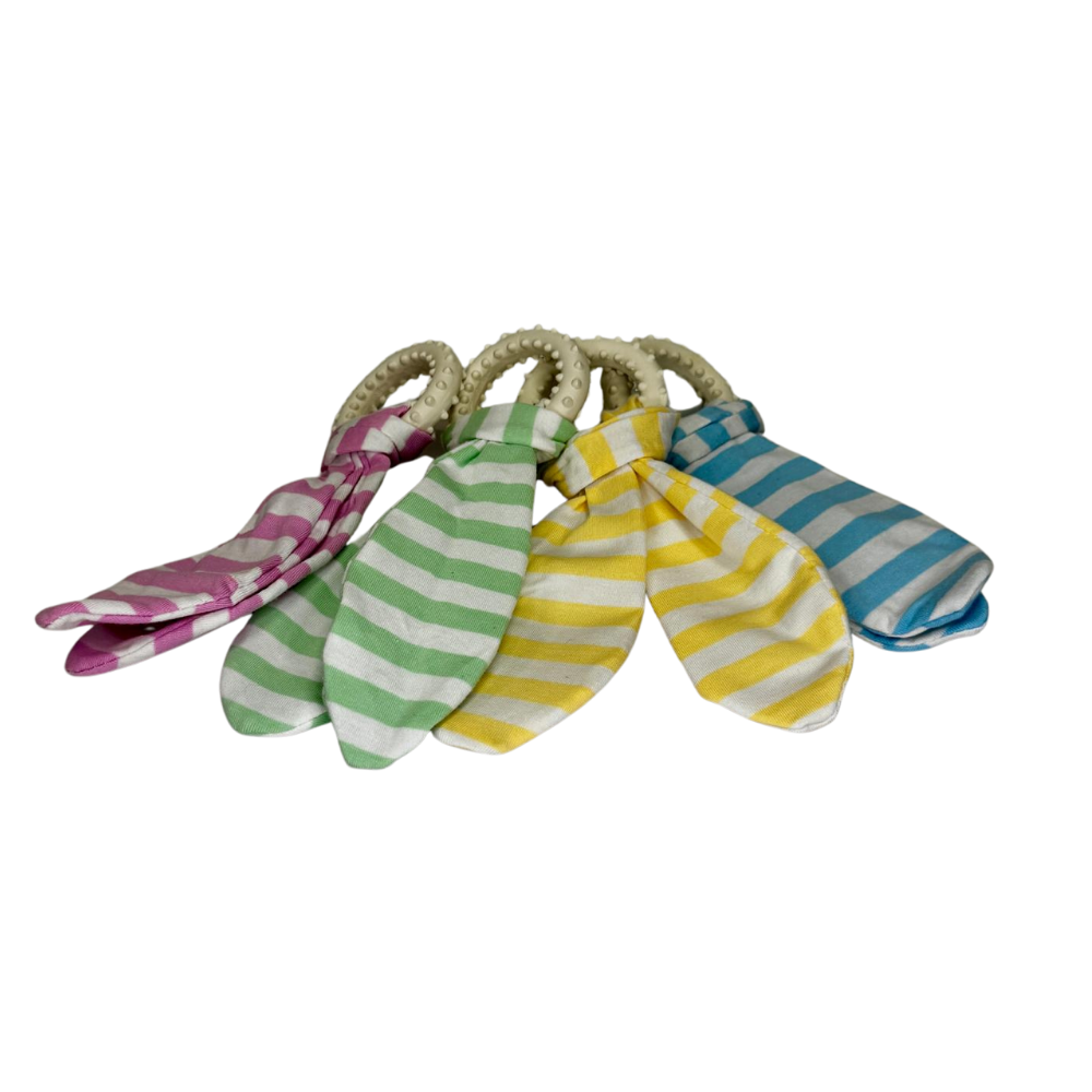 Knuffel voor jonge pup - bijtring voor ontwikkeling tandjes